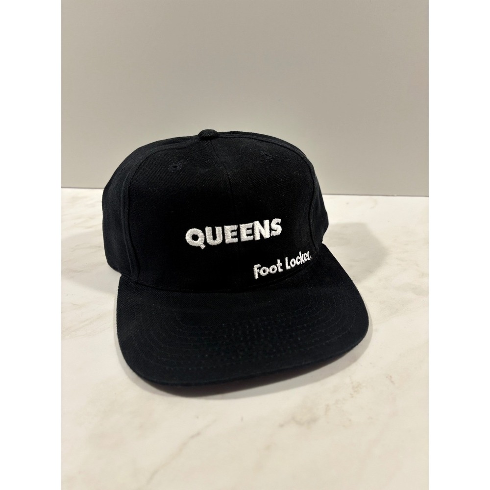 Streetwear Deadstock Queens Foot Locker Baseball Cap Black OS